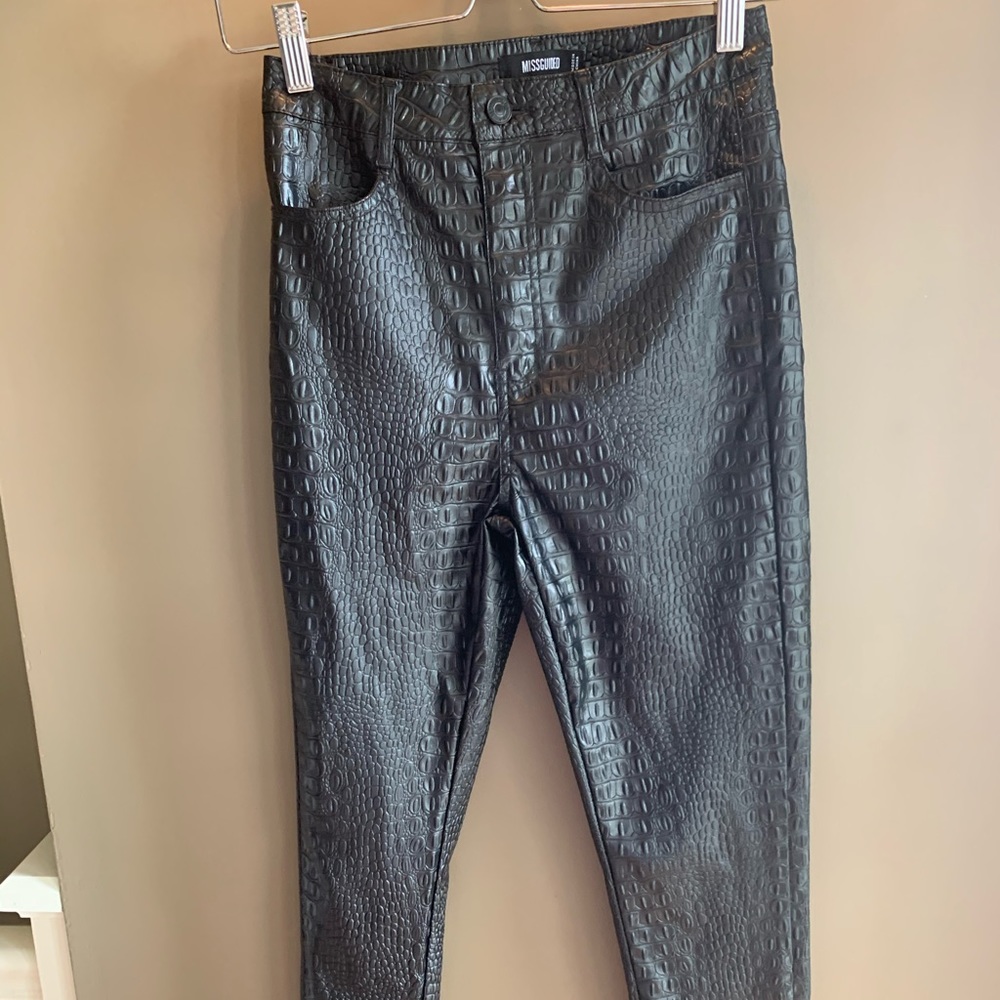 Misguided leather pants! Warn once!